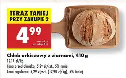 Biedronka Chleb orkiszowy z ziarnami Biedronka oferta
