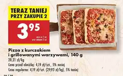 Biedronka Pizza z kurczakiem i grillowanymi warzywami Biedronka oferta