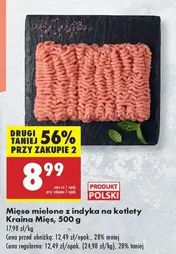 Biedronka Mięso mielone z indyka na kotlety Kraina Mięs oferta