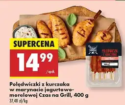 Biedronka Polędwiczki z kurczaka w marynacie jogurtowo-morelowej Czas na Grill oferta