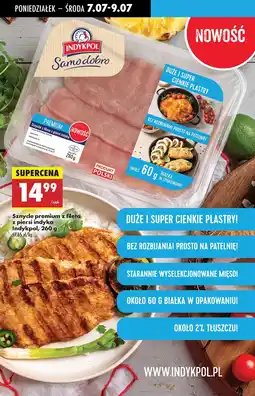 Biedronka Sznycle premium z fileta z piersi indyka Indykpol oferta