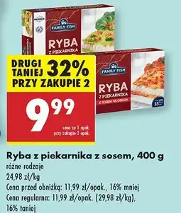 Biedronka Ryba z piekarnika z sosem Family Fish oferta
