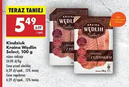 Biedronka Kindziuk Kraina Wędlin Select oferta