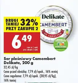 Biedronka Ser pleśniowy Camembert Delikate oferta