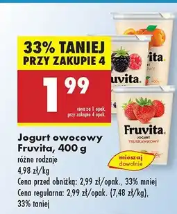 Biedronka Jogurt owocowy Fruvita oferta