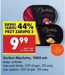Biedronka Sorbet Marletto oferta