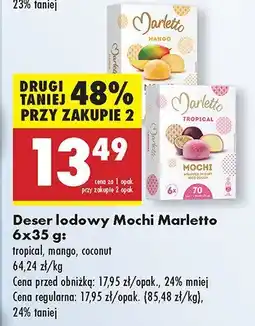 Biedronka Deser lodowy Mochi Marletto oferta