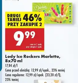 Biedronka Lody Ice Rockers Marletto oferta