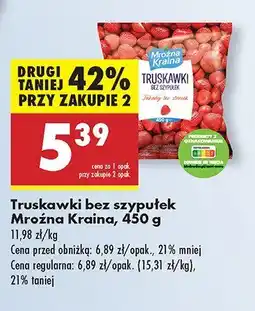 Biedronka Truskawki bez szypułek Mroźna Kraina oferta