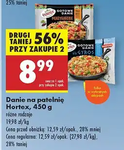 Biedronka Danie na patelnię Hortex oferta