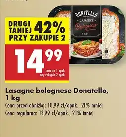 Biedronka Lasagne bolognese Donatello oferta
