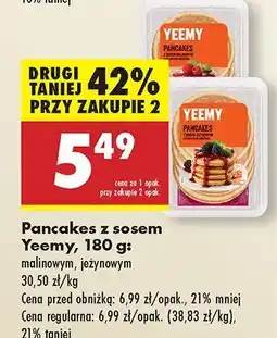Biedronka Pancakes z sosem Yeemy oferta