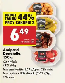 Biedronka Antipasti Donatello różne rodzaje oferta