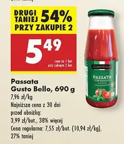 Biedronka Passata Gusto Bello oferta