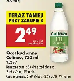 Biedronka Ocet kuchenny Culineo oferta