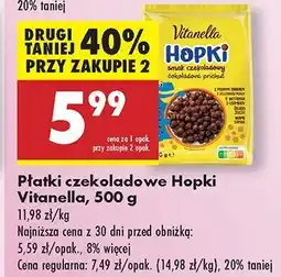 Biedronka Płatki czekoladowe Hopki Vitanella oferta