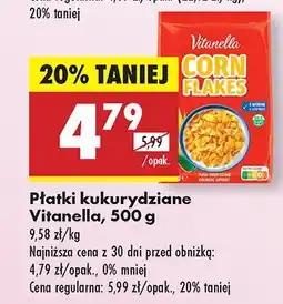 Biedronka Płatki kukurydziane Vitanella oferta