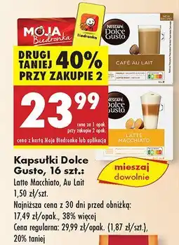 Biedronka Kapsułki Dolce Gusto oferta