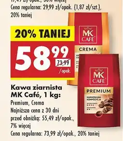 Biedronka Kawa ziarnista MK Café oferta