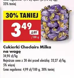 Biedronka Cukierki Chodairs Milka na wagę oferta