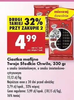 Biedronka Ciastka Twoje Słodkie Chwile Mafijne śmietankowo-cytrynowe oferta