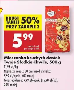 Biedronka Ciastka Mieszanka kruchych ciastek Twoje Słodkie Chwile oferta