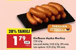 Biedronka Kiełbasa śląska Morliny oferta