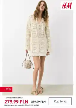 H&M Tunikowa sukienka oferta