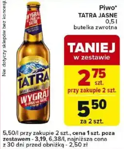 Carrefour Piwo TATRA JASNE oferta