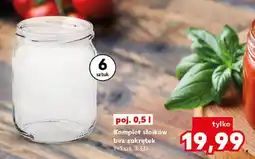 Kaufland Komplet słoików bez zakrętek oferta