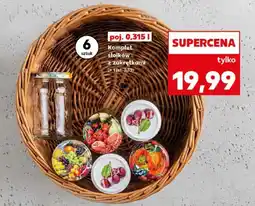 Kaufland Komplet słoików z zakrętkami oferta