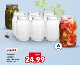 Kaufland Komplet słoików bez zakrętek oferta