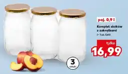 Kaufland Komplet słoików z zakrętkami oferta