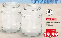 Kaufland Słoiki bez zakrętek beczki oferta