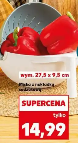 Kaufland Miska z nakładką cedzakową oferta