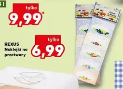 Kaufland REXUS Naklejki na przetwory oferta