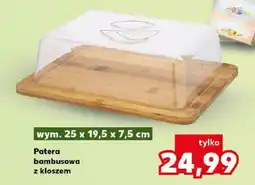Kaufland Patera bambusowa z kloszem oferta