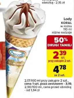 Carrefour Lody KORAL oferta