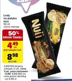 Carrefour Lody na patyku NUII oferta