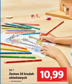 Lidl Zestaw 24 kredek ołówkowych oferta