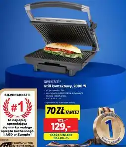 Lidl SILVERCREST Grill kontaktowy, 2000 W oferta