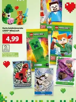 Lidl Karta kolekcjonerska LEGO Minecraft oferta