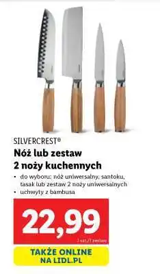 Lidl Nóż lub zestaw 2 noży kuchennych oferta