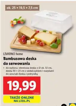 Lidl Bambusowa deska do serwowania oferta
