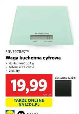 Lidl SILVERCREST Waga kuchenna cyfrowa oferta