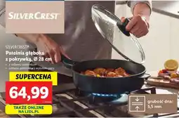 Lidl SILVERCREST Patelnia głęboka z pokrywką, Ø 28 cm oferta