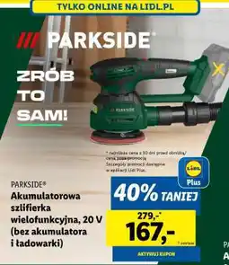 Lidl PARKSIDE Akumulatorowa szlifierka wielofunkcyjna, 20 V oferta