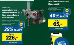 Lidl PARKSIDE Akumulatorowa młotowiertarka, 20 V (bez akumulatora i ładowarki) oferta