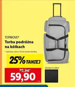 Lidl TOPMOVE Torba podróżna na kółkach oferta