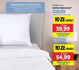 Lidl Kołdra Hydrocool 140 x 200 cm oferta